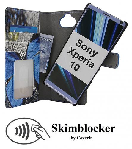 CoverinSkimblocker Magnet Designwallet Sony Xperia 10