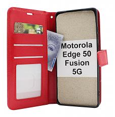 billigamobilskydd.seCrazy Horse Motorola Edge 50 Fusion 5G Phone Wallet