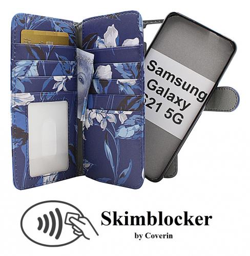 CoverinSkimblocker XL Magnet Designwallet Samsung Galaxy S21 5G (G991B)