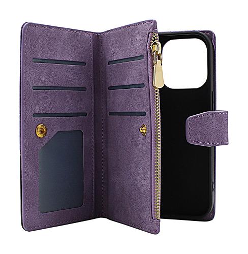 billigamobilskydd.seXL Standcase Luxury Wallet iPhone 14 Pro (6.1)