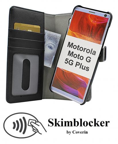 CoverinSkimblocker Magnet Wallet Motorola Moto G 5G Plus