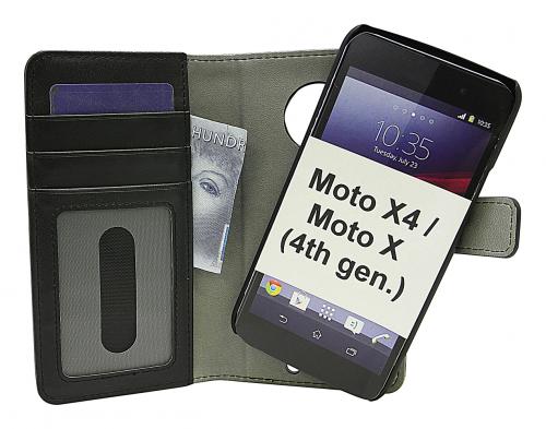 CoverinSkimblocker Magnet Wallet Moto X4 / Moto X (4th gen)