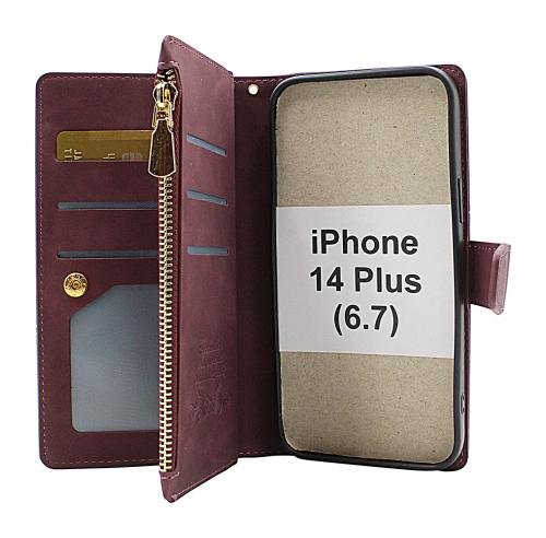 billigamobilskydd.seXL Standcase Luxury Wallet iPhone 14 Plus (6.7)