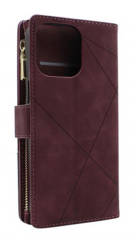 billigamobilskydd.seXL Standcase Luxury Wallet iPhone 15 Pro Max