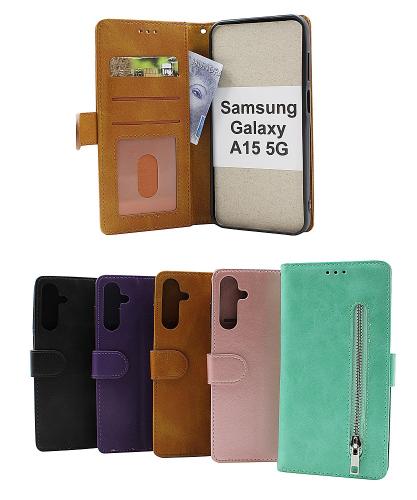 billigamobilskydd.seZipper Standcase Wallet Samsung Galaxy A15 5G