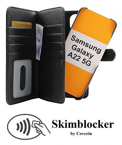 CoverinSkimblocker XL Magnet Wallet Samsung Galaxy A22 5G (SM-A226B)