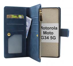 billigamobilskydd.seXL Standcase Luxury Wallet Motorola Moto G34 5G