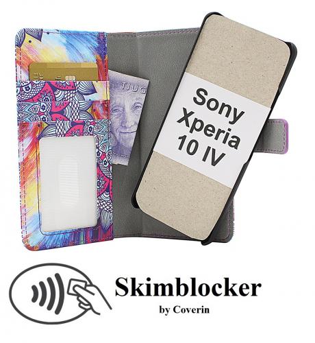 CoverinSkimblocker Magnet Designwallet Sony Xperia 10 IV 5G (XQ-CC54)