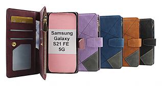 billigamobilskydd.se XL Standcase Lyxfodral Samsung Galaxy S21 FE 5G (SM-G990B)