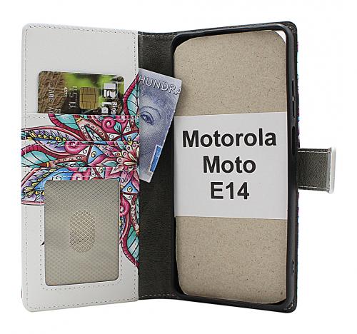 CoverinSkimblocker Motorola Moto E14 Phone Wallet Design