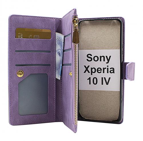 billigamobilskydd.seXL Standcase Luxury Wallet Sony Xperia 10 IV 5G (XQ-CC54)