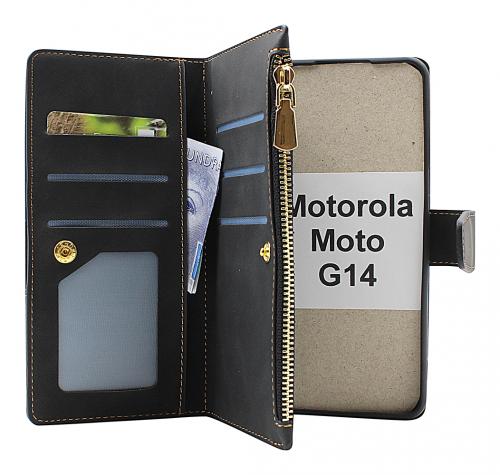 billigamobilskydd.seXL Standcase Luxury Wallet Motorola Moto G14