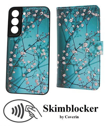 CoverinSkimblocker Samsung Galaxy S22 5G Magnet Phone Wallet Design