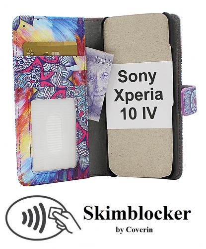 CoverinSkimblocker Magnet Designwallet Sony Xperia 10 IV 5G (XQ-CC54)