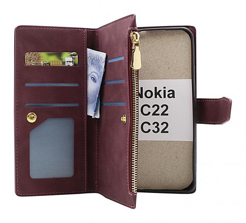 billigamobilskydd.seXL Standcase Luxury Wallet Nokia C22 / C32