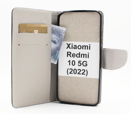 billigamobilskydd.seDesign Wallet Xiaomi Redmi 10 5G (2022)