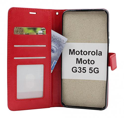 billigamobilskydd.seCrazy Horse Motorola Moto G35 5G Phone Wallet