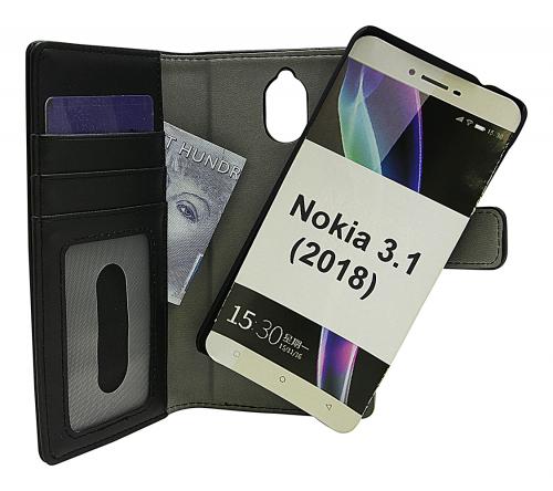 CoverinSkimblocker Magnet Wallet Nokia 3.1 (2018)