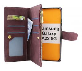 billigamobilskydd.seXL Standcase Luxury Wallet Samsung Galaxy A22 5G (SM-A226B)