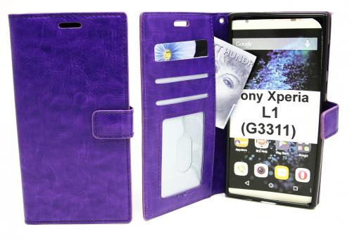 billigamobilskydd.seCrazy Horse Wallet Sony Xperia L1 (G3311)