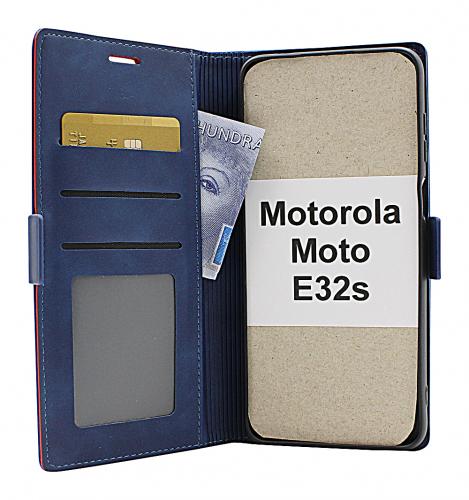 billigamobilskydd.seLuxury Standcase Wallet Motorola Moto E32s