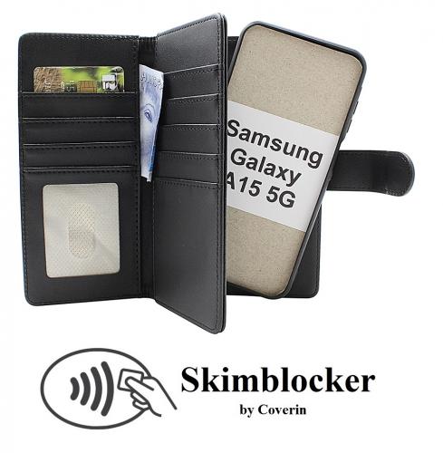 CoverinSkimblocker Samsung Galaxy A15 5G XL Magnet Phone Wallet