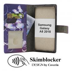 CoverinSkimblocker Samsung Galaxy A8 2018 Phone Wallet Design