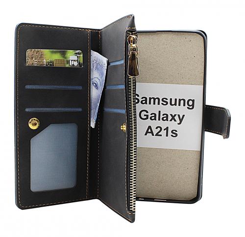 billigamobilskydd.seXL Samsung Galaxy A21s Luxury Phone Wallet