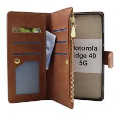 billigamobilskydd.seXL Standcase Luxury Wallet Motorola Edge 40 5G