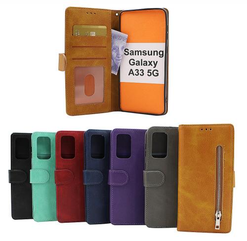 billigamobilskydd.seZipper Standcase Wallet Samsung Galaxy A33 5G (A336B)