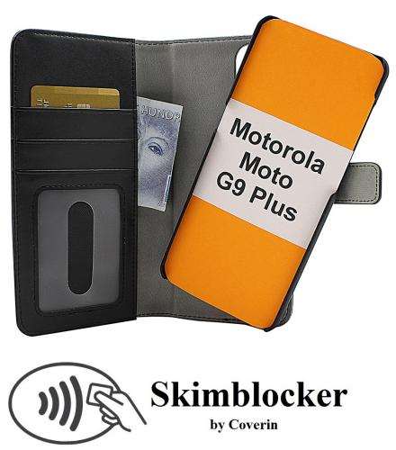 CoverinSkimblocker Magnet Wallet Motorola Moto G9 Plus