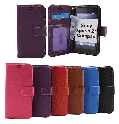 billigamobilskydd.seNew Standcase Wallet Sony Xperia Z1 Compact (D5503)