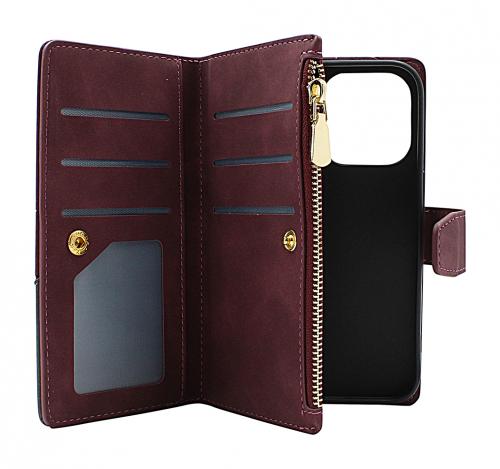 billigamobilskydd.seXL Standcase Luxury Wallet iPhone 14 Pro (6.1)