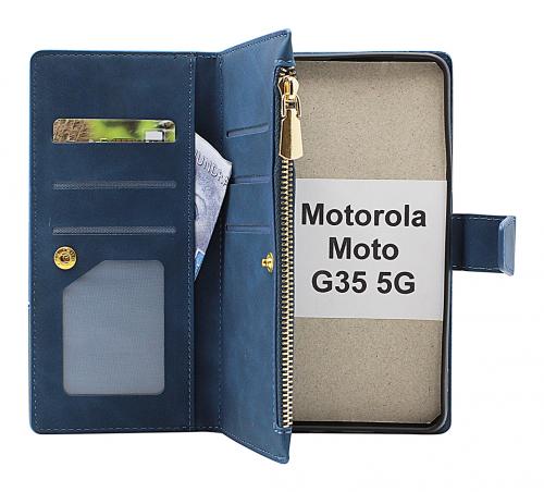 billigamobilskydd.seXL Standcase Luxury Wallet Motorola Moto G35 5G