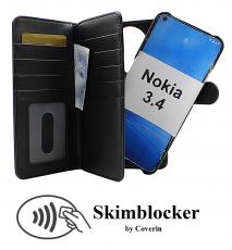 CoverInSkimblocker XL Magnet Wallet Nokia 3.4