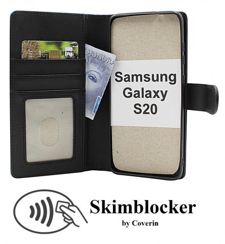 CoverinSkimblocker Samsung Galaxy S20 / S20 5G Magnet Phone Wallet