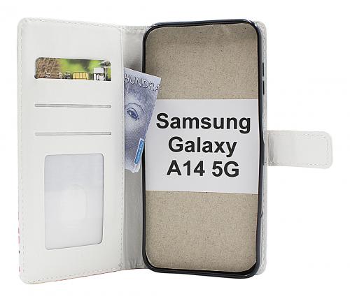 billigamobilskydd.seDesign Wallet Samsung Galaxy A14 4G / 5G