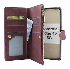 billigamobilskydd.seXL Standcase Luxury Wallet Motorola Edge 40 5G