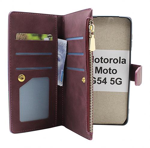 billigamobilskydd.seXL Standcase Luxury Wallet Motorola Moto G54 5G