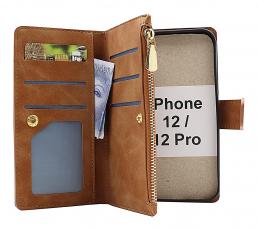 billigamobilskydd.seXL Standcase Luxury Wallet iPhone 12 / 12 Pro (6.1)