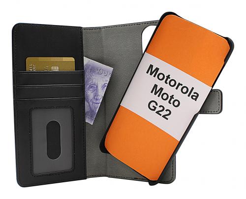 CoverinSkimblocker Magnet Wallet Motorola Moto G22