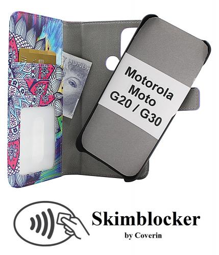 CoverinSkimblocker Magnet Designwallet Motorola Moto G20 / Moto G30