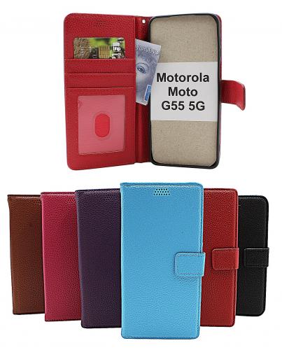 billigamobilskydd.seNew Standcase Motorola Moto G55 5G Phone Wallet