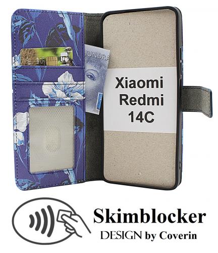 CoverinSkimblocker Xiaomi Redmi 14C Phone Wallet Design