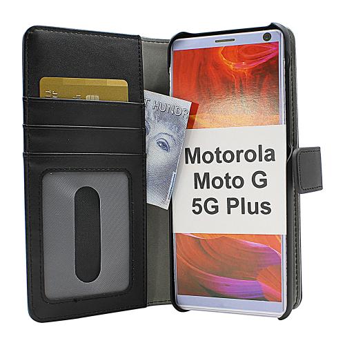 CoverinSkimblocker Magnet Wallet Motorola Moto G 5G Plus