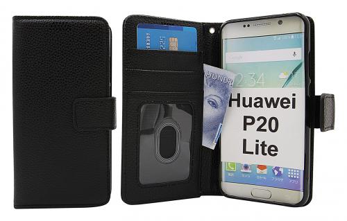 billigamobilskydd.seNew Standcase Wallet Huawei P20 Lite (ANE-LX1)