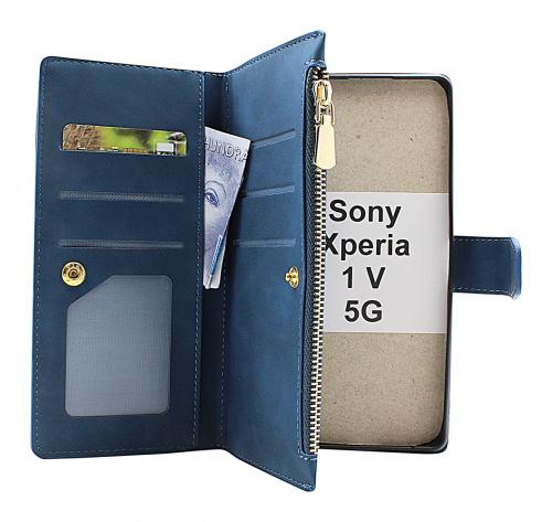 billigamobilskydd.seXL Standcase Luxury Wallet Sony Xperia 1 V 5G (XQ-DQ72)