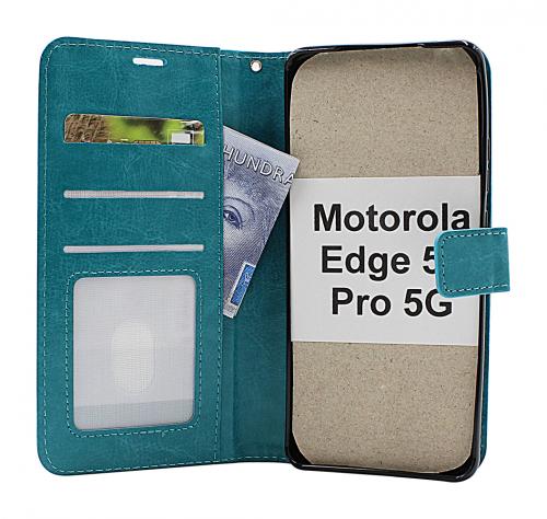 billigamobilskydd.seCrazy Horse Motorola Edge 50 Pro 5G Phone Wallet