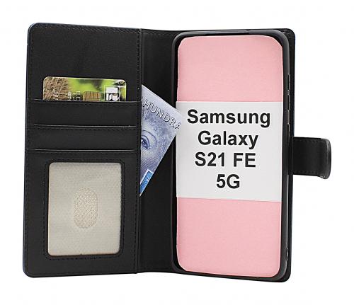 CoverinSkimblocker Samsung Galaxy S21 FE 5G Magnet Phone Wallet