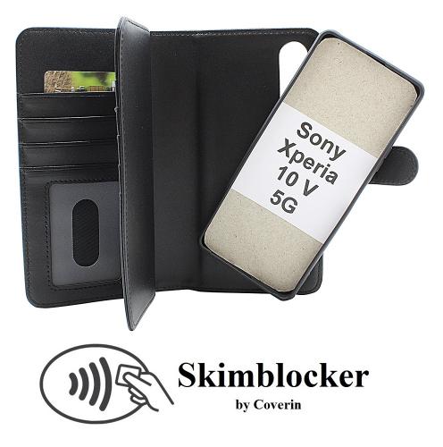 CoverinSkimblocker XL Magnet Wallet Sony Xperia 10 V 5G